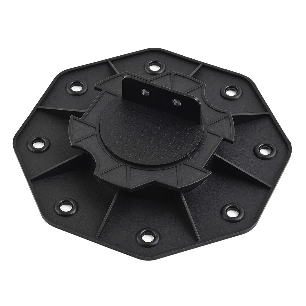 איכותי פרקטי מותג חדש גזע סוגר תמיכה עמ 'מרפסת עץ רגליים מתכווננת שחור למרפסת