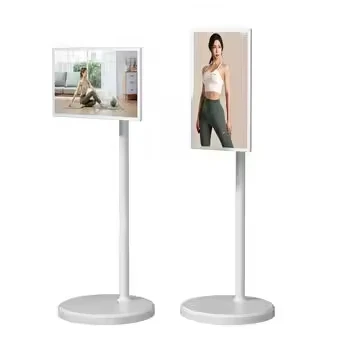 

21.5 InchHd Smart Machine Tv Touch Screen Wifi Lcd Monitors With Built-In Battery Moveable Stand Lcd Monitors