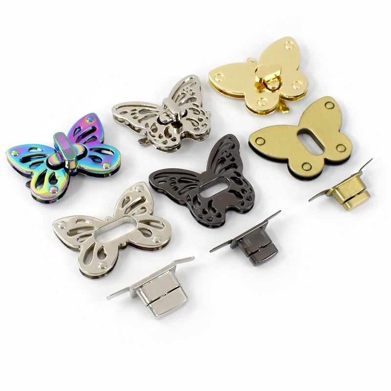 2/3/5Pcs Deepeel Metal Turn Twist Lock Clasp Handbag Purse Decorative Locks Buckles Leather Craft Bag Clasps Hardware Accessory