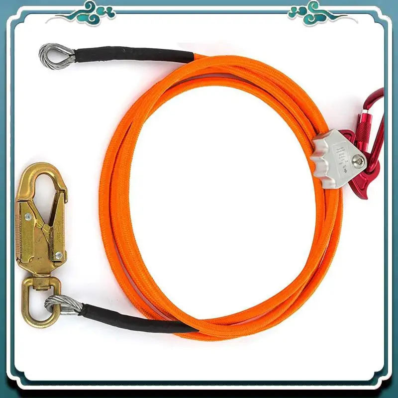 

Reliable 2X Steel Wire Core Flip Line Kit Adjustable Climbing Positioning Rope For Arborists Climbers Tree Climbers Outdoors