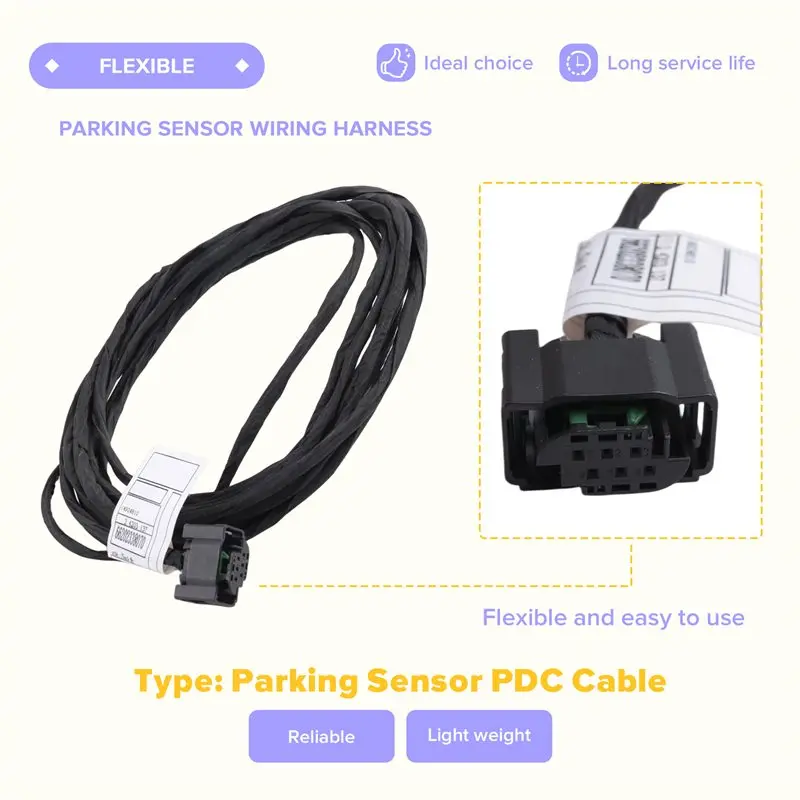 M49K-Front Bumper PDC Wiring Harness 66202338070 2338070 For BMW 1' F20 Parking Sensor PDC Cable Car