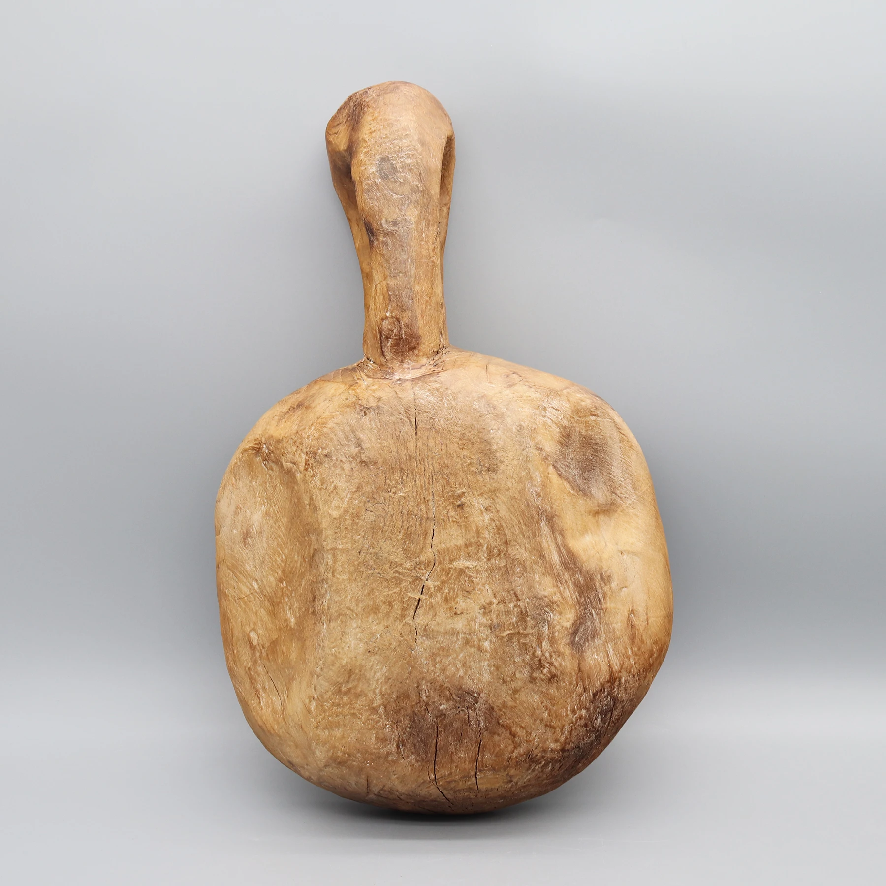 Old Wooden Scoop, Solid Wood Bowl, Plant Pot, Home Decoration