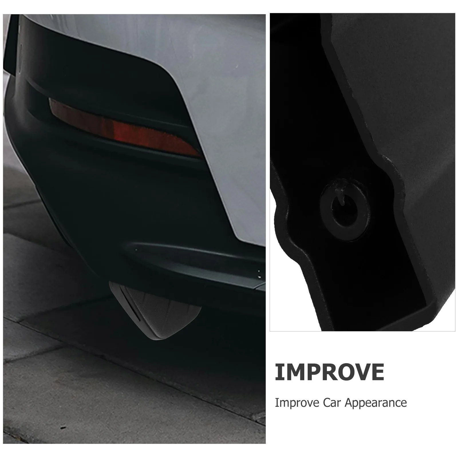 

4Pcs Car Rear Diffuser Upgrade Kit Universal Rear Bumper Spoiler for Auto Exterior Enhancement Stylish Lip Diffuser Accessory