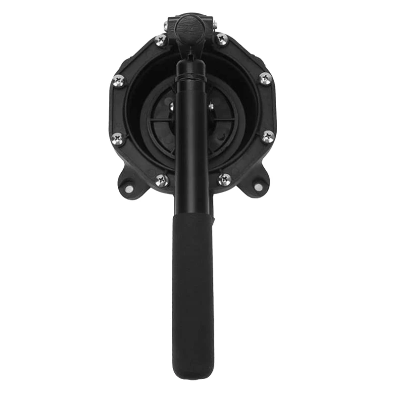 Boat Hand Diaphragm Bilge Pump Selfpriming 2724 LPH/720GPH 2 Position Aluminium Handle For 33Mm Diameter Hose