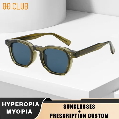 Imagen 1 del producto O-Q CLUB Retro Punk lentes polarizadas hombre gafas de sol cuadradas tendencias gafas mujeres populares gafas de sol en Sonzya mujer
