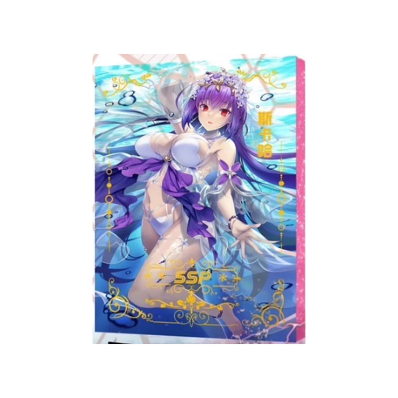 Goddess Story Ssp Series Hms Cheshire Boa Hancock Anime Characters Bronzing Collection Flash Card Cartoon Toys Christmas Gift