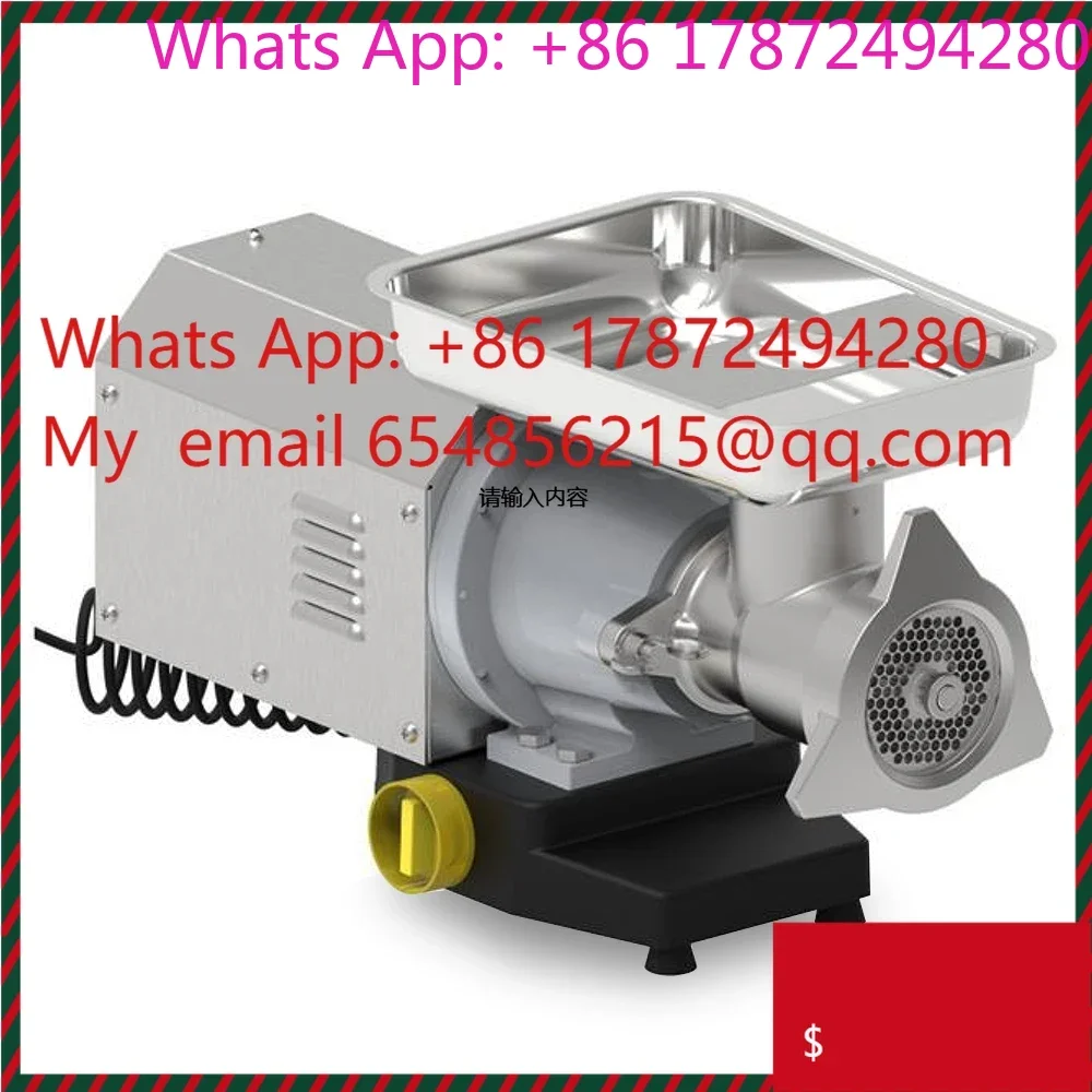 Industrial Stainless Steel Meat Grinder, 2.2KW High Power Motor, Custom Blades Easy Clean for Farm Industry