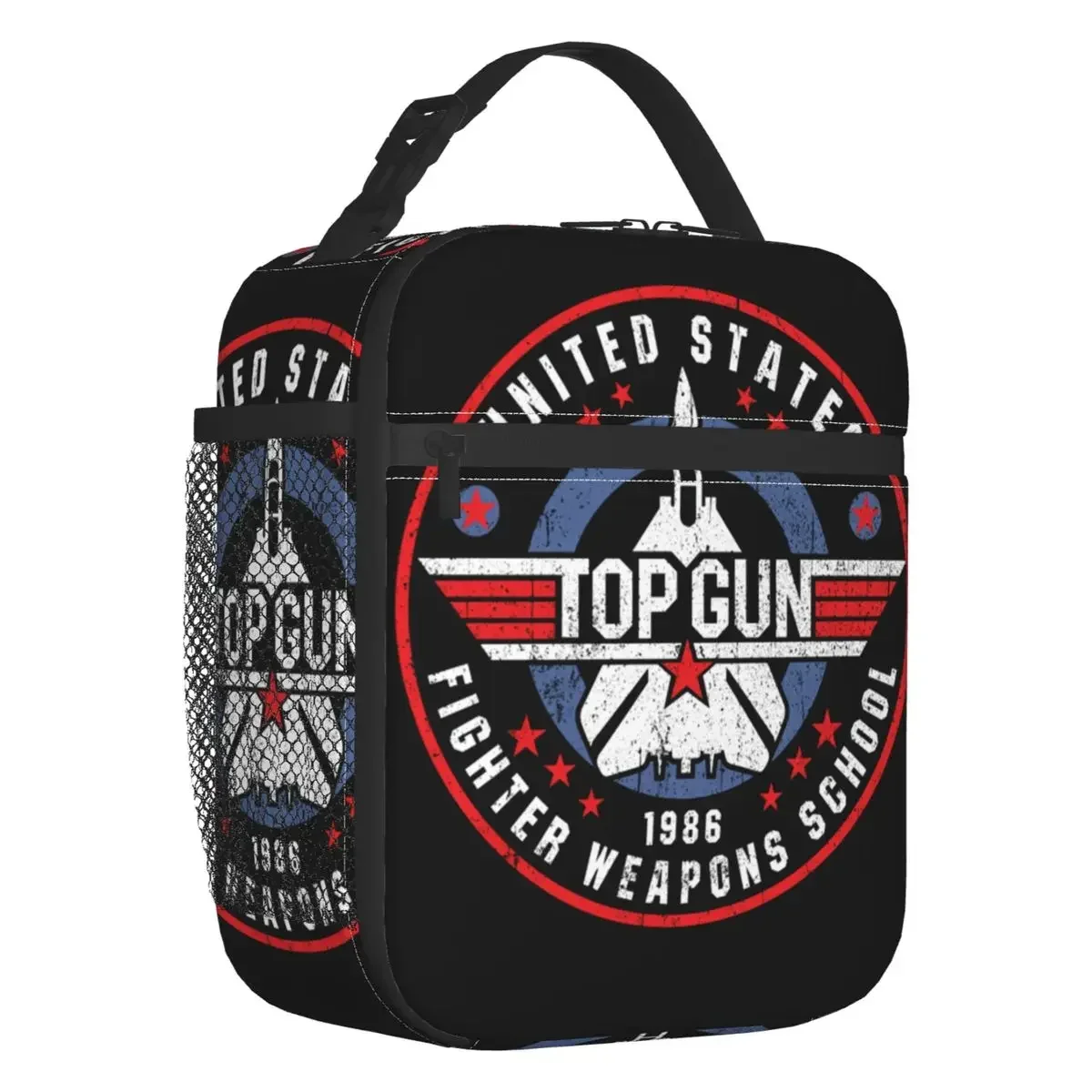 US Fighter Weapons School Worn Resuable Lunch Box Top Gun Maverick Thermal Cooler Food Insulated  Bag  Children