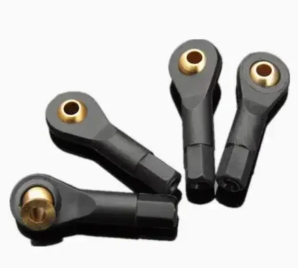 10pcs a lot M1.8 M2/M2.5/M3 Nylon Ball Head Linkage with Universal Joints for RC Car/airplane Car Model DIY Robot Accessories