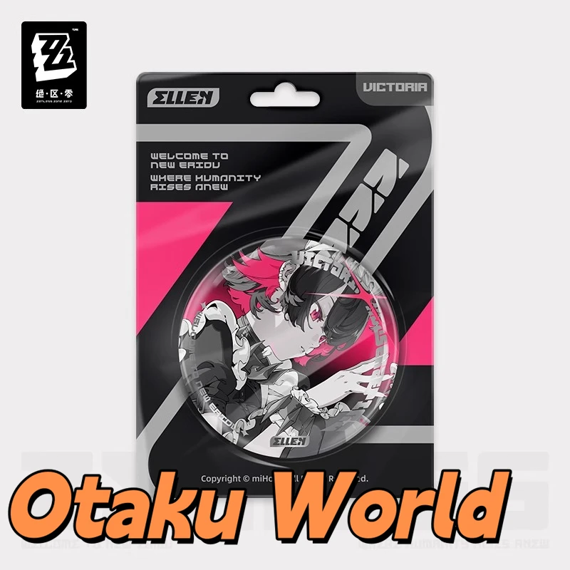 In stock Otaku Zenless Zone Zero ZZZ Corin Von Lycaon Alexandrina Ellen Joe Reflective badge Victoria Housekeeping Mihoyo
