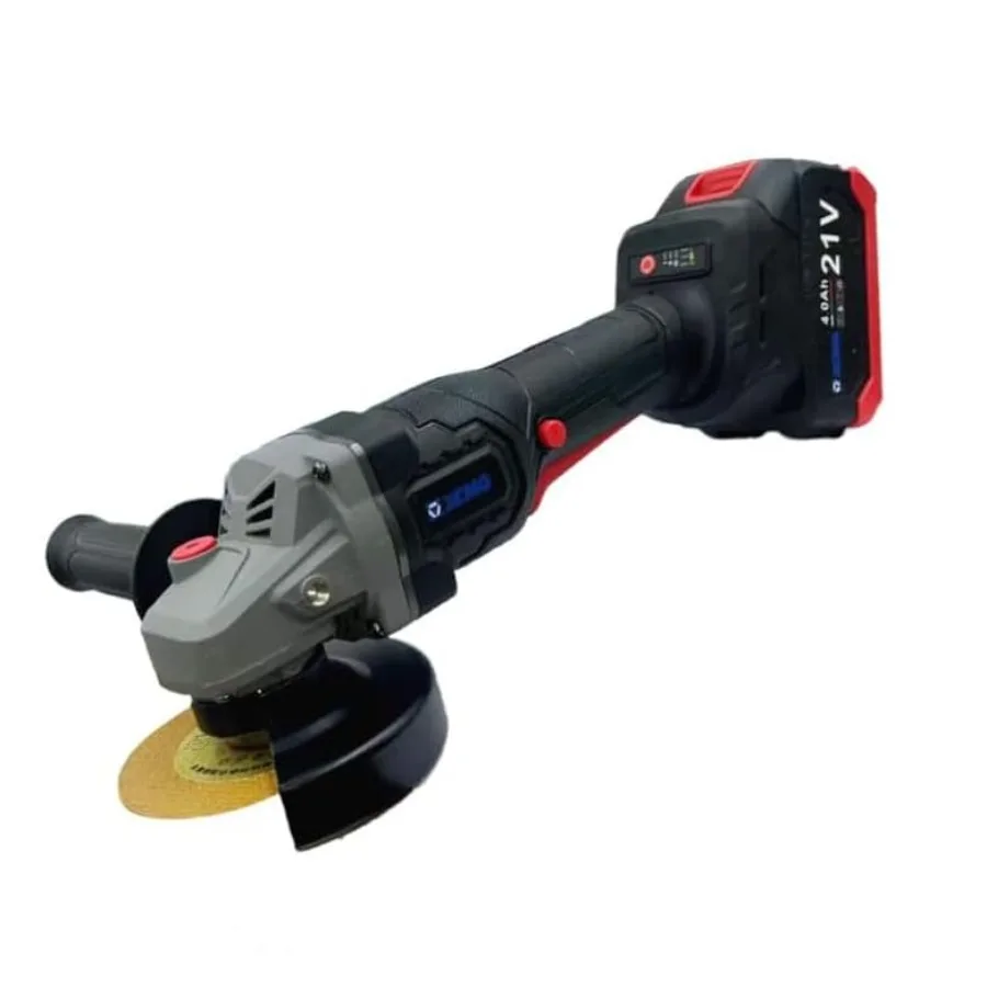 

Беспроводная электрическая угловая шлифовальная машина 4-1/2 дюйма, 6.5 А, 21 В, с литиевым аккумулятором, 7500 об/мин, высокоскоростная, оснащенная