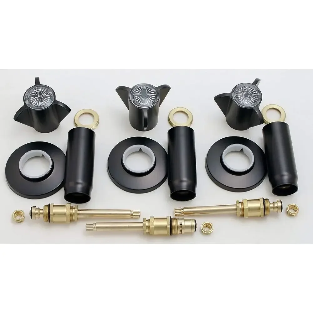 Space Age Shower Trim Kit for Bath 308/308T Series Tub/Showers, 1968 Vintage, Oil Rubbed Bronze Finish