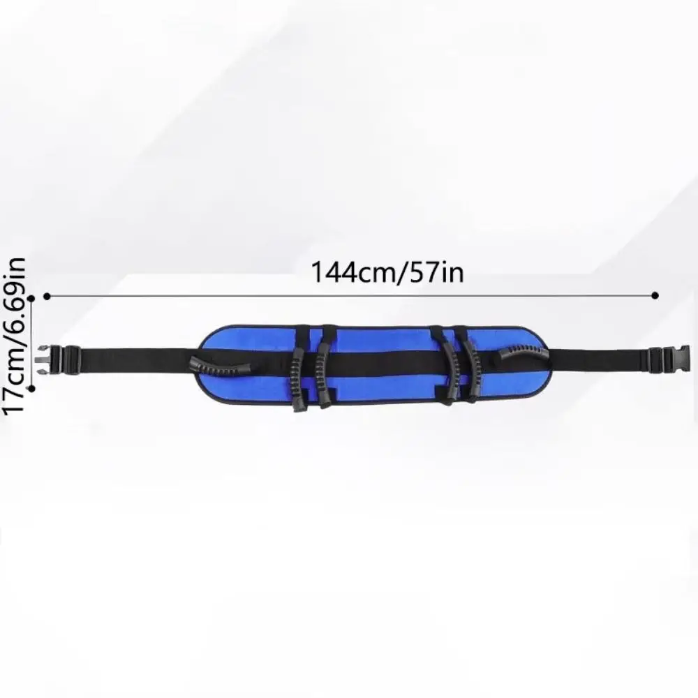 6 مقابض مبطنة من النايلون لكبار السن، مضادة للانزلاق مع مشبك سريع التحرير، حزام نقل لكبار السن، أمان مريح #6