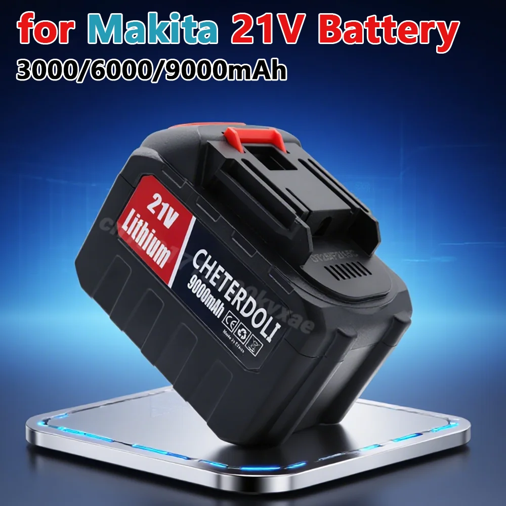 

21V 3AH 6AH 9AH rechargeable lithium-ion battery for Makita 18V/21V B series electric tools,chainsaw,impact wrench,angle grinder