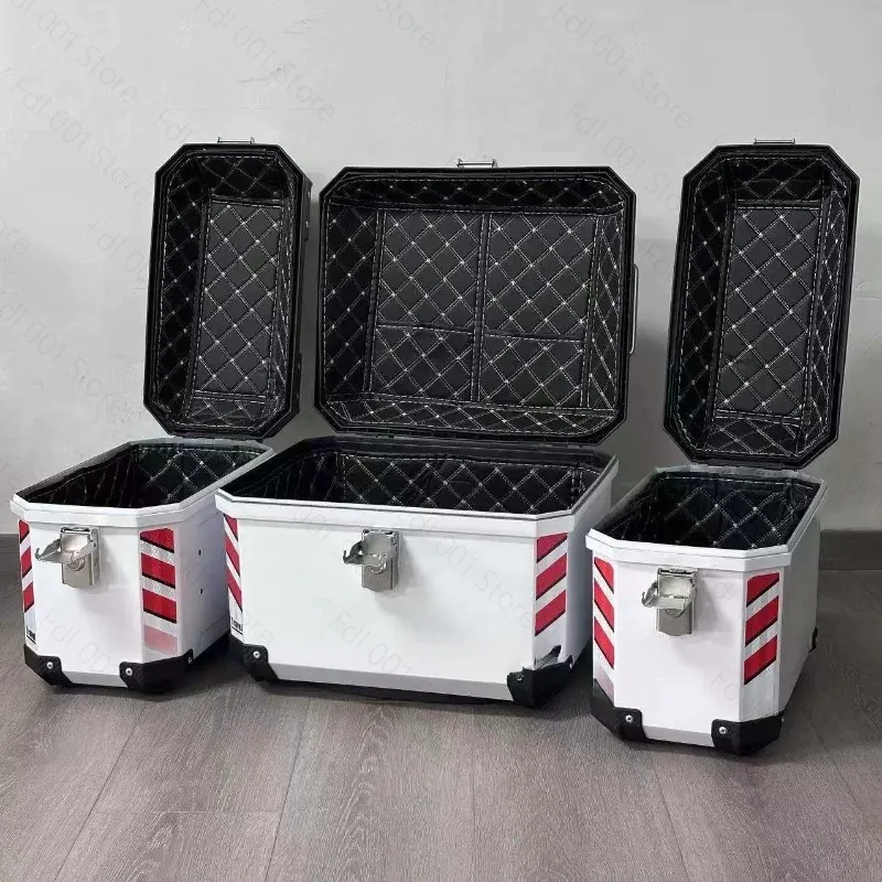 Three boxes on both sides of the new 30L motorcycle side box, large-capacity waterproof and drop-resistant non-aluminum
