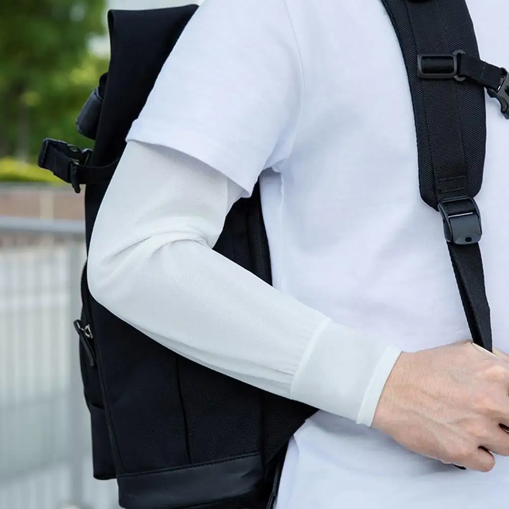 Manchettes de Protection solaire, housses de bras utiles, étui de bras de cyclisme, manches colorées, gants de Protection solaire, manches en soie glacée, mitaines de Protection UV