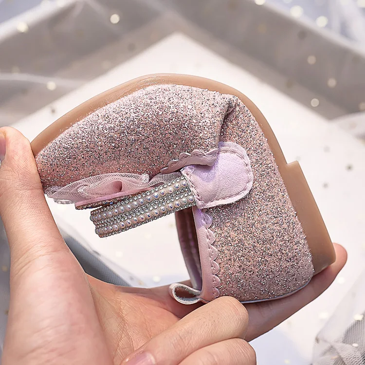 Strass-Haken-und-Schlaufen-Mädchen-Mary-Jane-Schuhe für Partys, Hochzeiten, Shows, elegante, süße Prinzessinnenschuhe – Detail 23