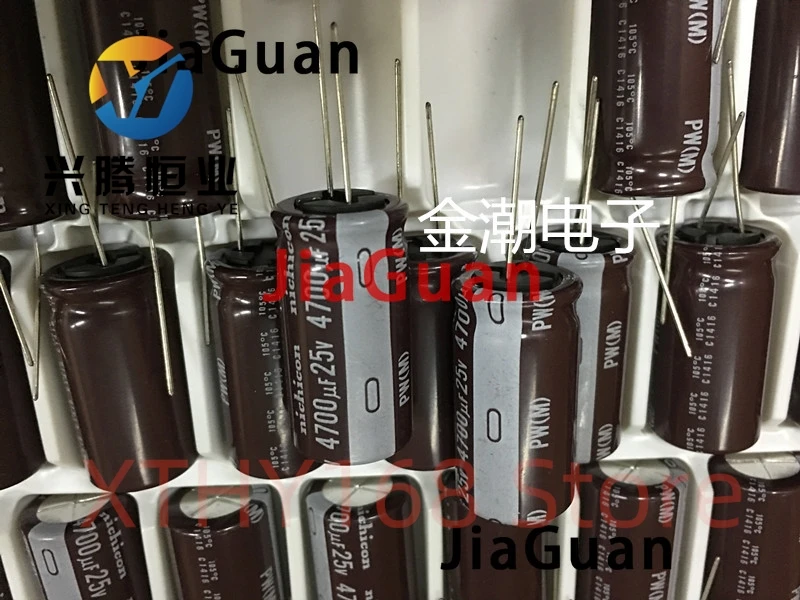 

10 шт. новый NICHICON PW 25 В 4700 мкФ 18X35 мм электролитический конденсатор 25 В 4700 мкФ высокая частота длительный срок службы 4700 мкФ/25 В