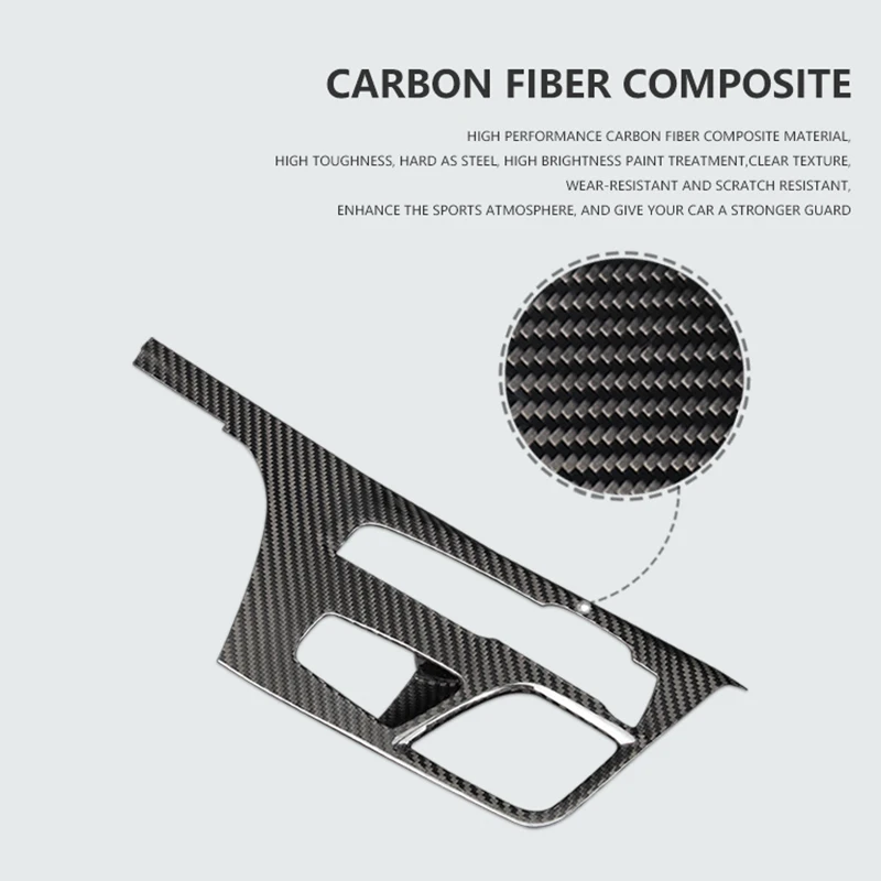 Real Hard Carbon Fiber Car Styling For BMW G30 G31 G38 Multimedia Panel Sticker For BMW G32 6GT Interior Decoration Accessories