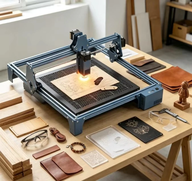 Diode  Engraving Machine for Wood Metal Acrylic Leather Engraving