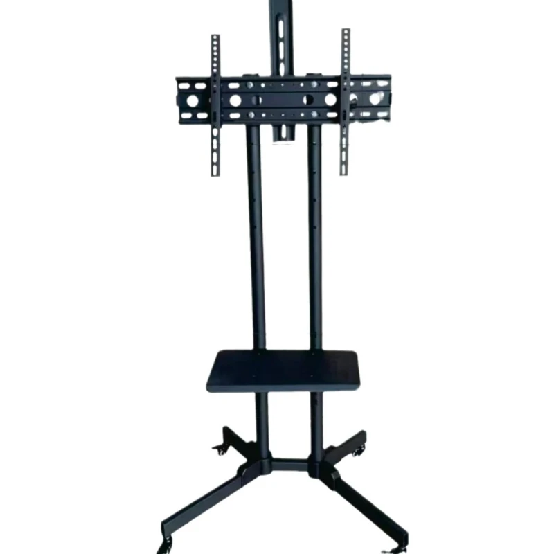 

Floor-to-ceiling TV adjustable height hanger movable cart