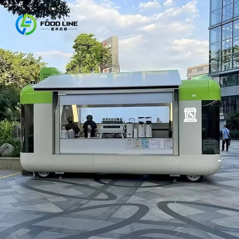 Multi-functional Qingfeng Style Food Truck, Perfect for Ice Cream, Coffee, and Quick Bites Customized