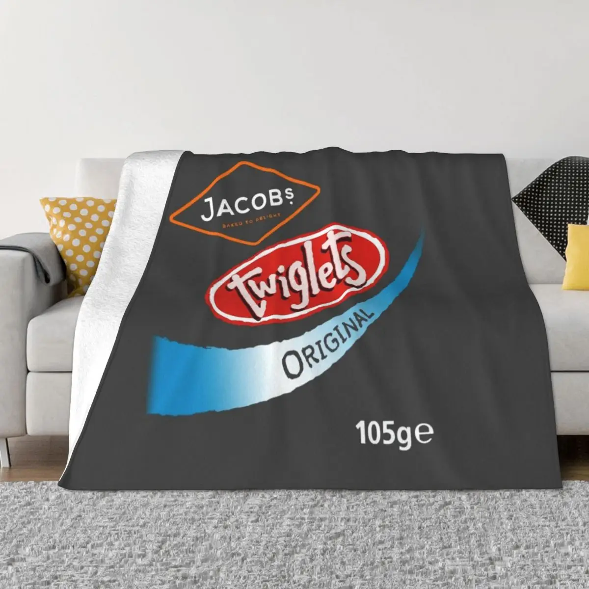 

Twiglits Original Flavour Crisps design Throw Blanket Soft Big Blanket Winter bed blankets blankets and blankets Moving Blanket