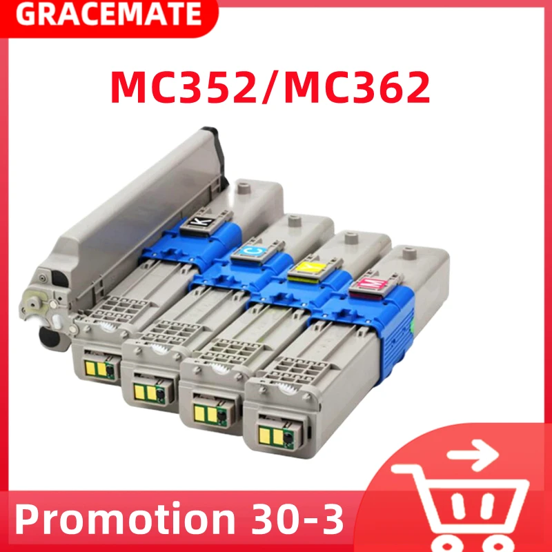 Toner Cartucho de Toner Cor Compatível para Oki Mc351 Mc352 Mc361 Mc362 5a