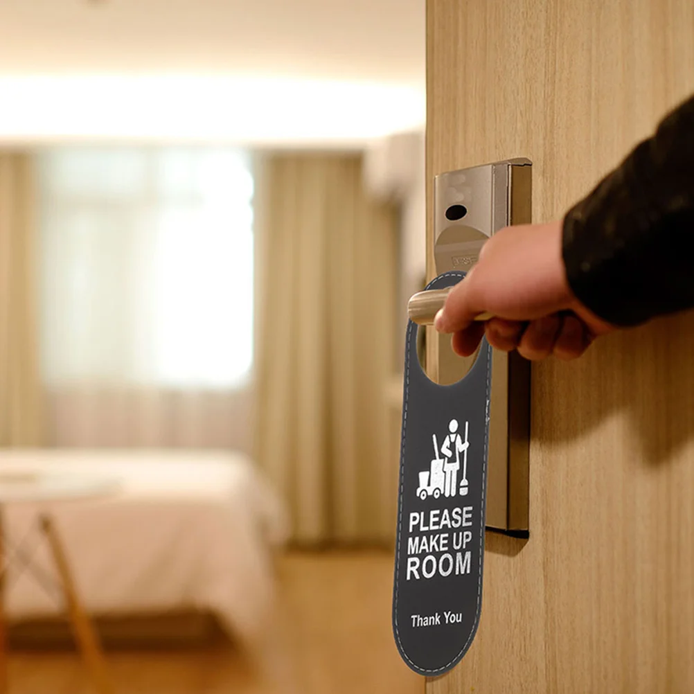 

3 Pcs Door Hanger Signs for Hotel Quiet Private Double Sided Hanging Not Disturb Room Decor Practical