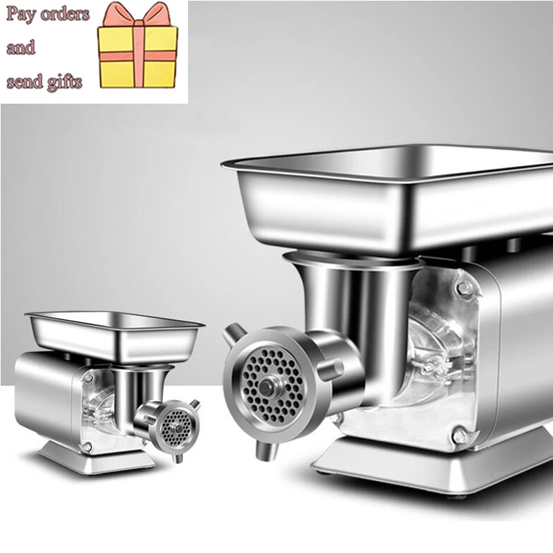 Electric Meat Grinder, Electric Desktop Minced Meat Sausage Mixer 110V 220V