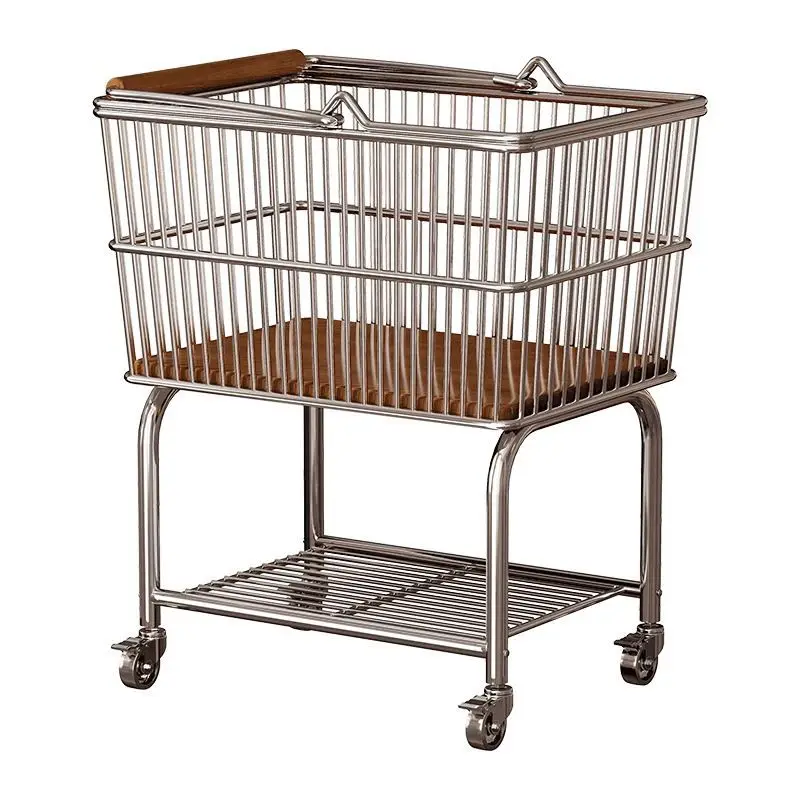 Bathroom dirty clothes storage large capacity double clothes storage basket