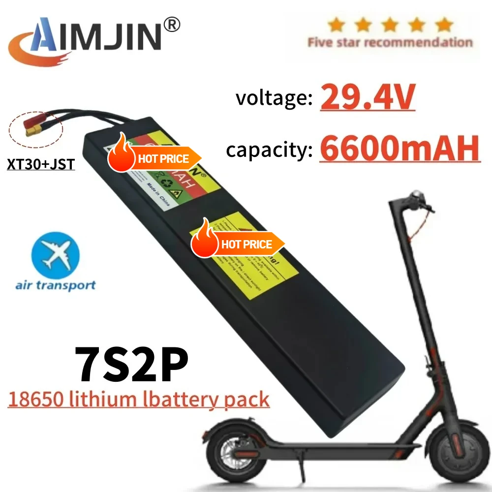 

7S2P 29.4V 6600mAh 24v Electric Scooter Battery Lithium Electric Scooter Electric Scooter Battery 24v 7s2p Battery