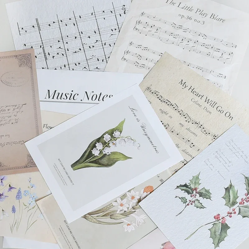 Ретро английский лист музыка фотография фон INS стиль настольное кольцо реквизит для съемки поза реквизит для фотосессии обои