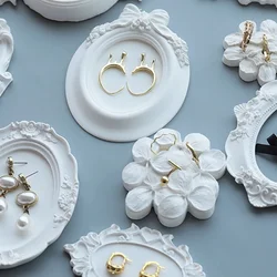Angel Frame Aromatherapy Gypsum Silicone Mold DIY Jewelry Storage Tray Plaster Epoxy Resin Mould