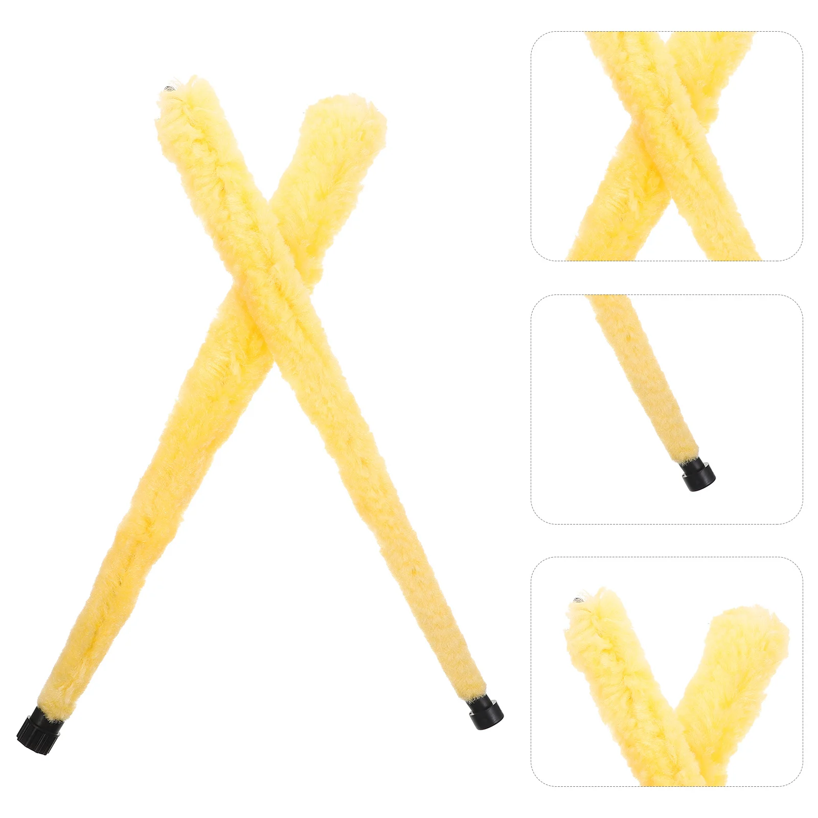 

2Pcs Saxophone Brush Durable Cotton Thread Professional Sax Cleaning Tool Practical Sax Care Cleaner Cleaning Tool for Saxophone