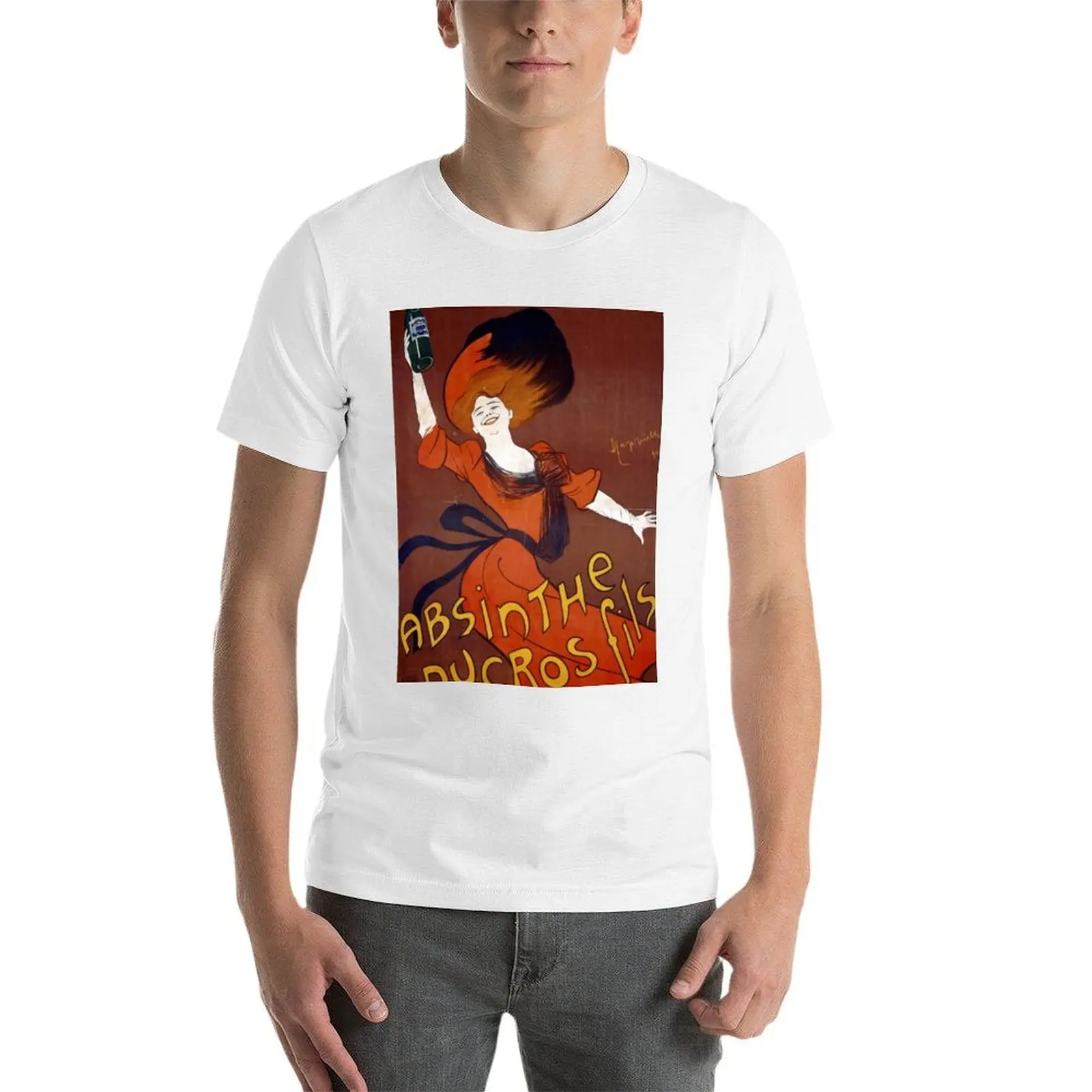 Vintage poster - Absinthe Ducros fils by Kappiello T-Shirt man t shirts for men man t shirts high quality luxury brand T-Shirt view 4