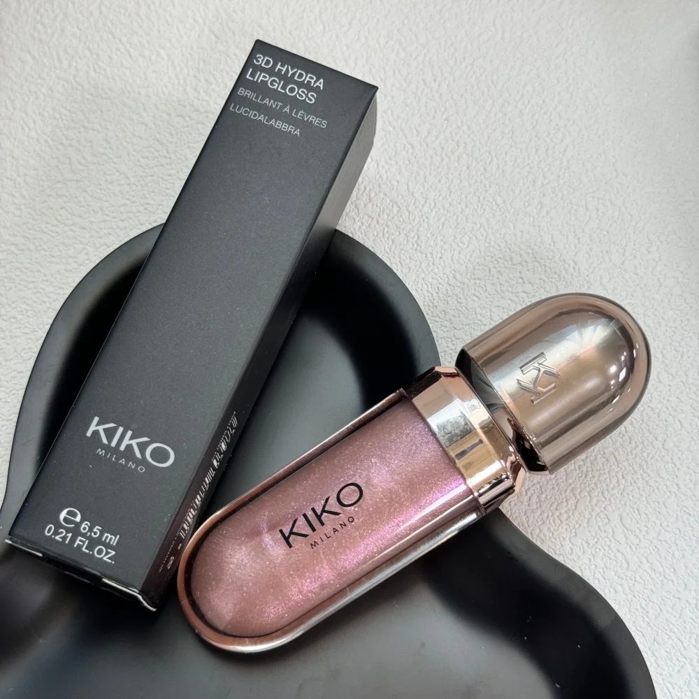 KIKO 3D Liquid Lip Glaze Transparenter Lipgloss Spiegel-Lippenstift Pflegender Glanz für volle Lippen, lichtecht, Milchtee-Bohnenpaste Make-up – Detail 15