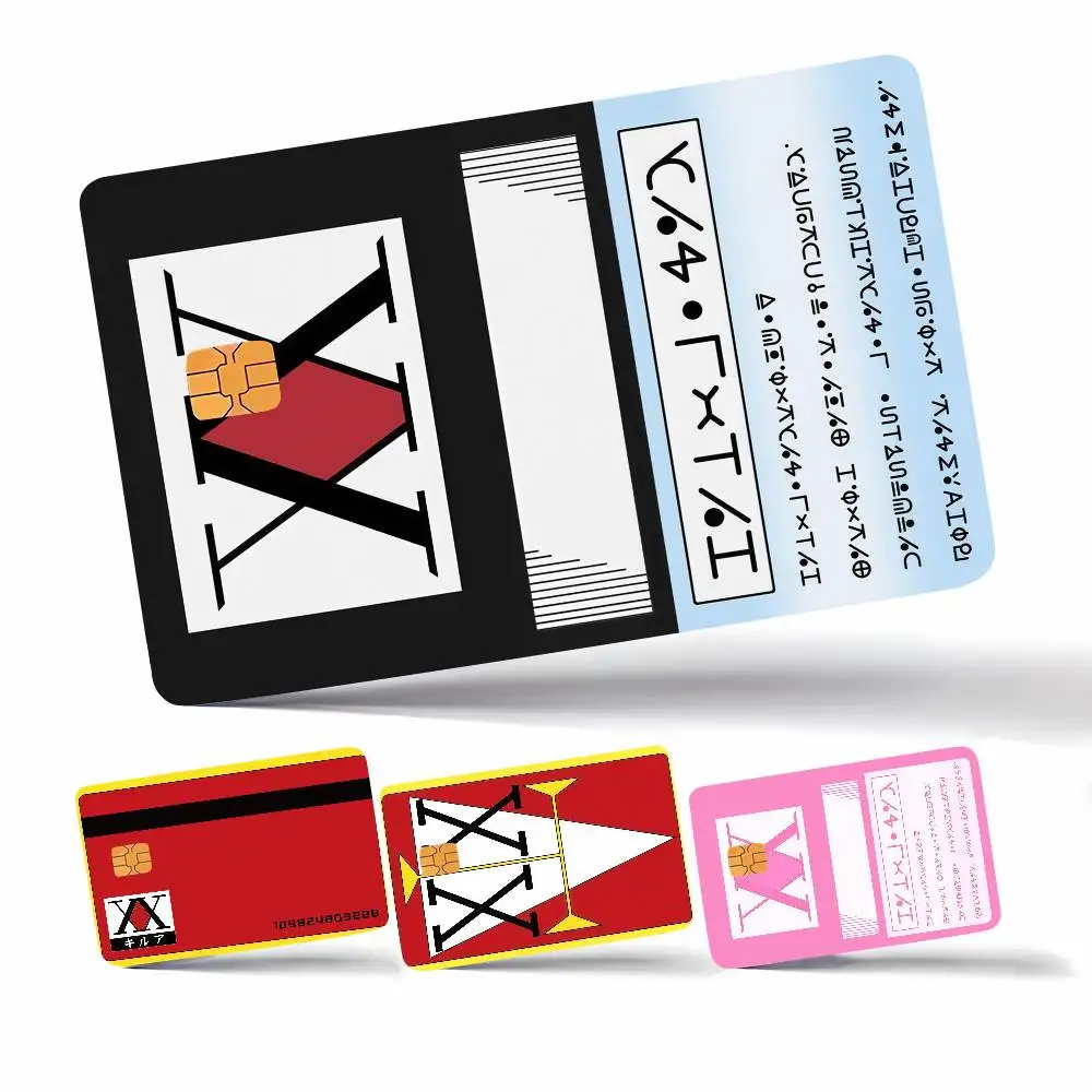 H-Hunter License Anime Perfect Gift Ide merch  layout  Cover Credit Card Stickers   Distinctive design