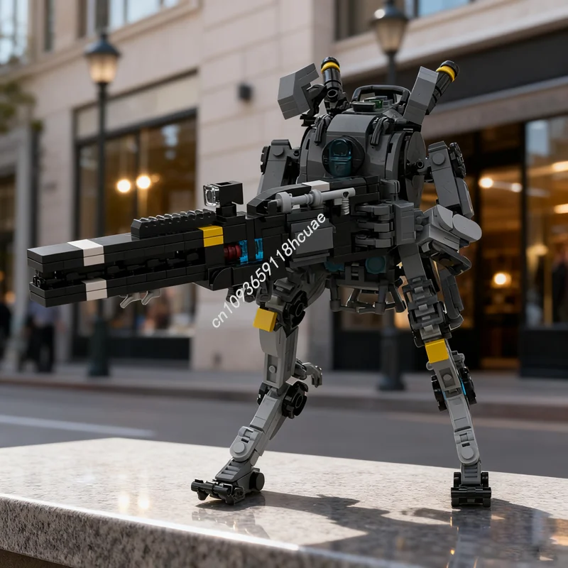 548 Piezas MOC Northstar Titanfall 2, Bloques de Construcción de Modelos, Juguete de Construcción DIY, Idea de Regalo de Navidad, Educación, Cumpleaños