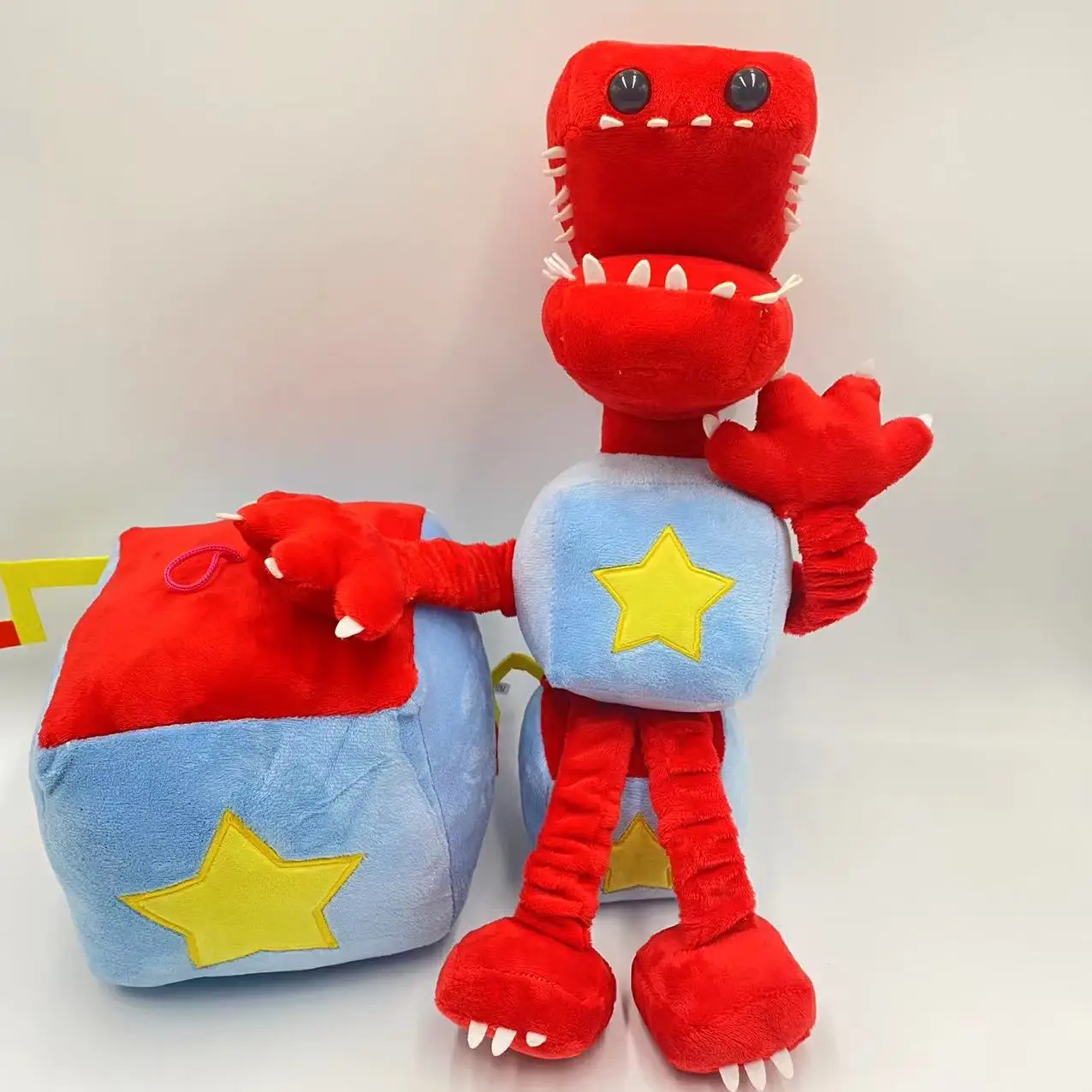 Nieuwe 2023 Boxy Boo Knuffels Leuke Soft Gevulde Perifere Rode Robot Poppen Voor Kind Verjaardag Kerstcadeau
