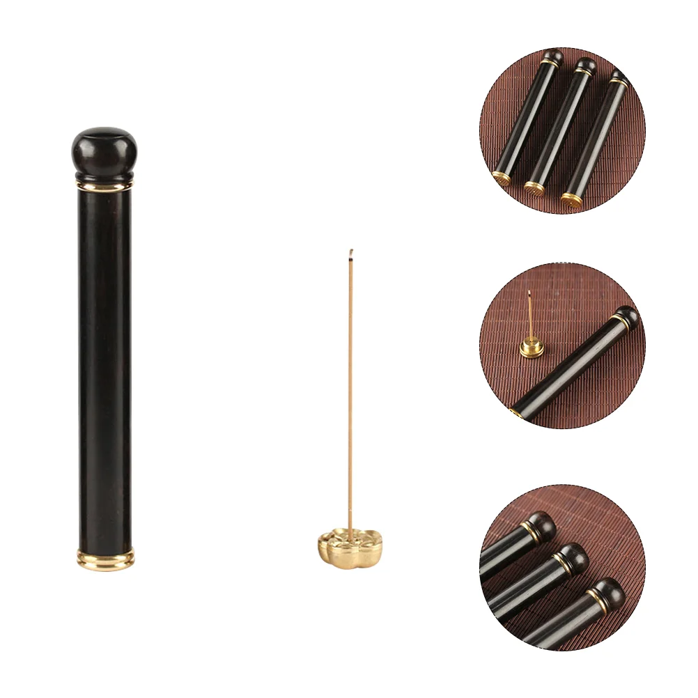 

Containers with Lids Incense Stick Sticks Portable Tube Home Decoration Storage