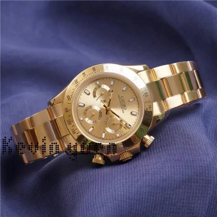 

Роскошные мужские автоматические механические часы с браслетом из нержавеющей стали, синие, черные, серебряные, золотые, зеленые модные часы
