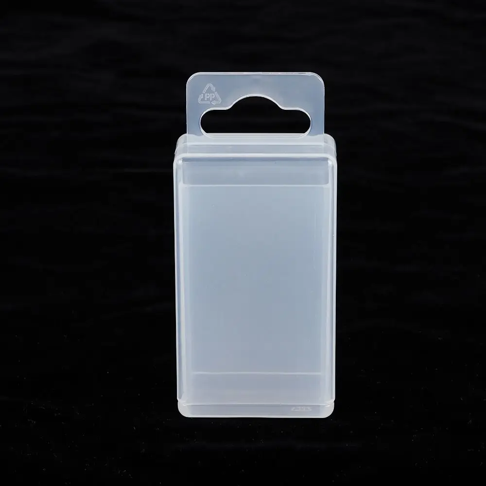 3Pcs/Set Adjustable Height Drill Tool Box Plastic Telescoplc Twist Drill Boxes Clear Rectangular Parts Storage Case