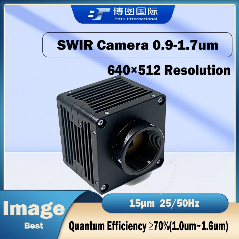 InGaAs Short-Wave Infrared Camera Pixel Pitch 15μm Security Monitoring Machine Vision Semiconductor Testing Laser Detection