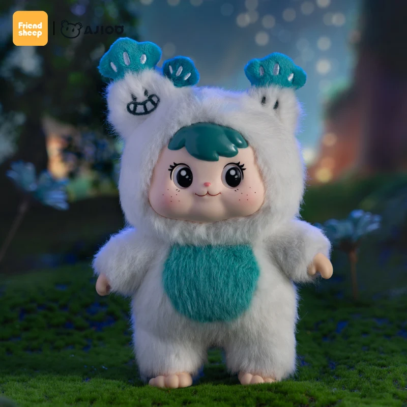 Nieuwe Ajioo Blind Box Plant Spirit Serie Anime Pop Mystery Box Leuke Schapen Action Figure Verrassing Tas Hanger Speelgoed Meisjes Gift