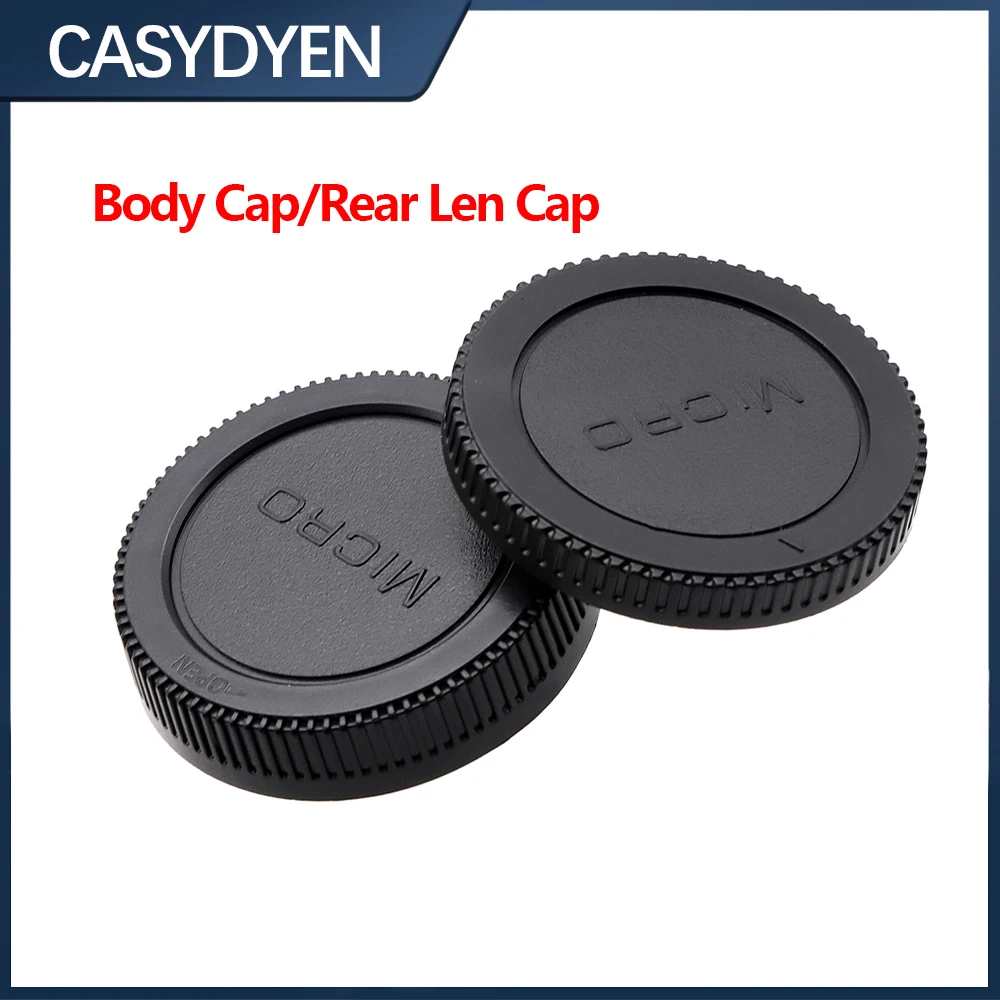 Tapa trasera de lente Micro 4/3/tapa frontal del cuerpo de la cámara para Olympus M43 OM1 OM5 EPL10 EPL9 OMD EM1X EM1 EM5 EM10 Mark III IV