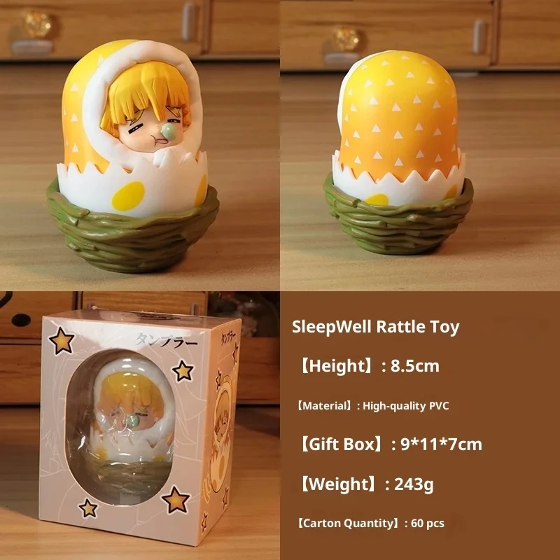 

The Demon Slayer'S Sleeping Tumbler Figurine Models Nezuko Kamado Tanjiro Kamado Inosuke Hashibira Cute Funny Anime Merchandise