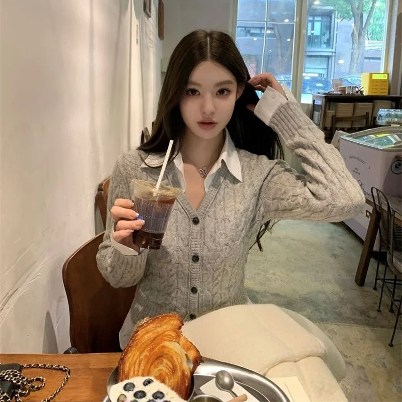 

ort Knitted Sweater Women's Autumn Faion Unique Inner Wear 2025 Dalang Knitted Base irt Small Size Top High End Feeling