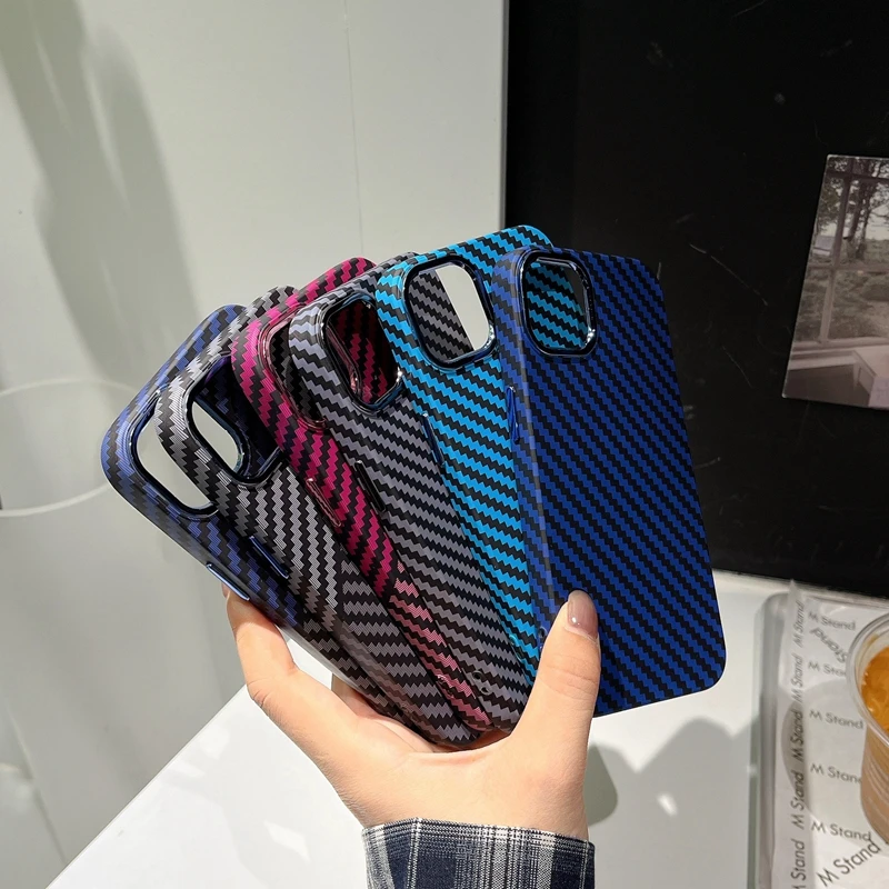 50PCS DHL Carbon Fiber Texture Liquid Silicone Case For iPhone 11 12 13 14 Pro Max XR XS Max Plating Lens Shockproof Soft Cover