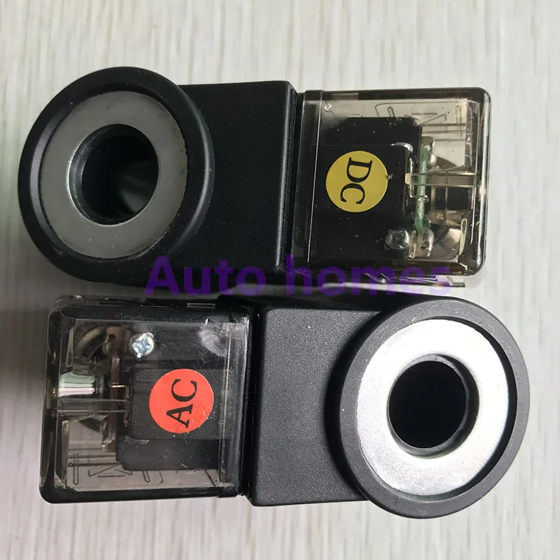 Threaded cartridge valve coil inner hole 13mm height 37mm AC220V DC24V hydraulic solenoid valve coil